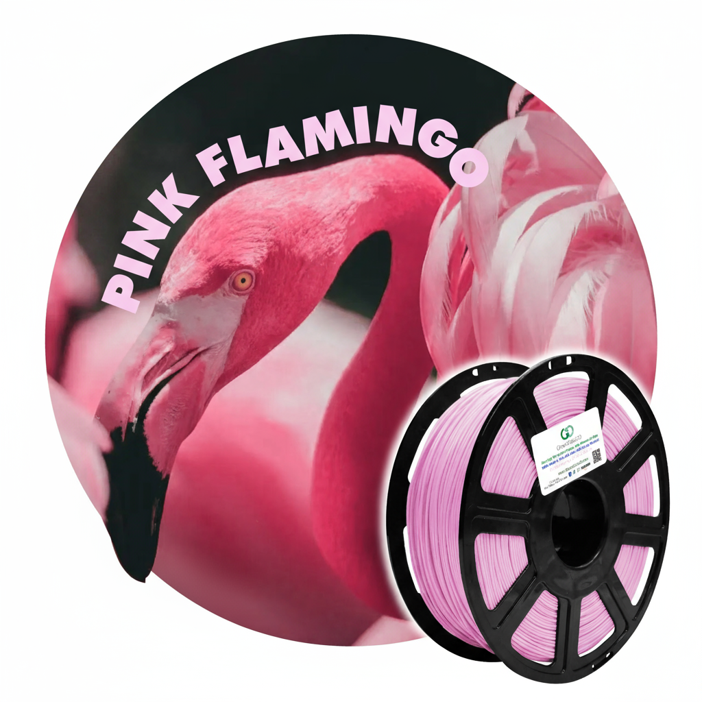 Pink Flamingo: Recycled PET-G