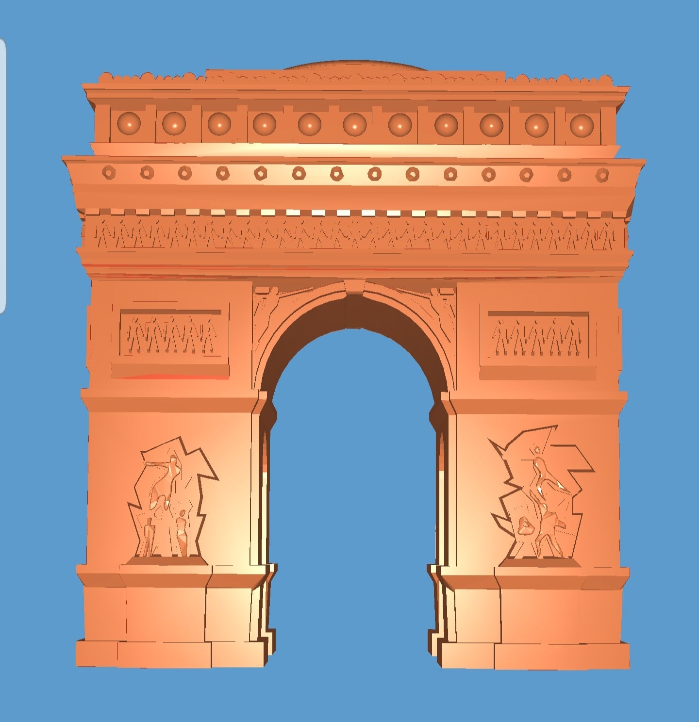 MiniWorld3D Marble: Recycled PET-G (plus a FREE Arc de Triomphe STL by MiniWorld3D!)