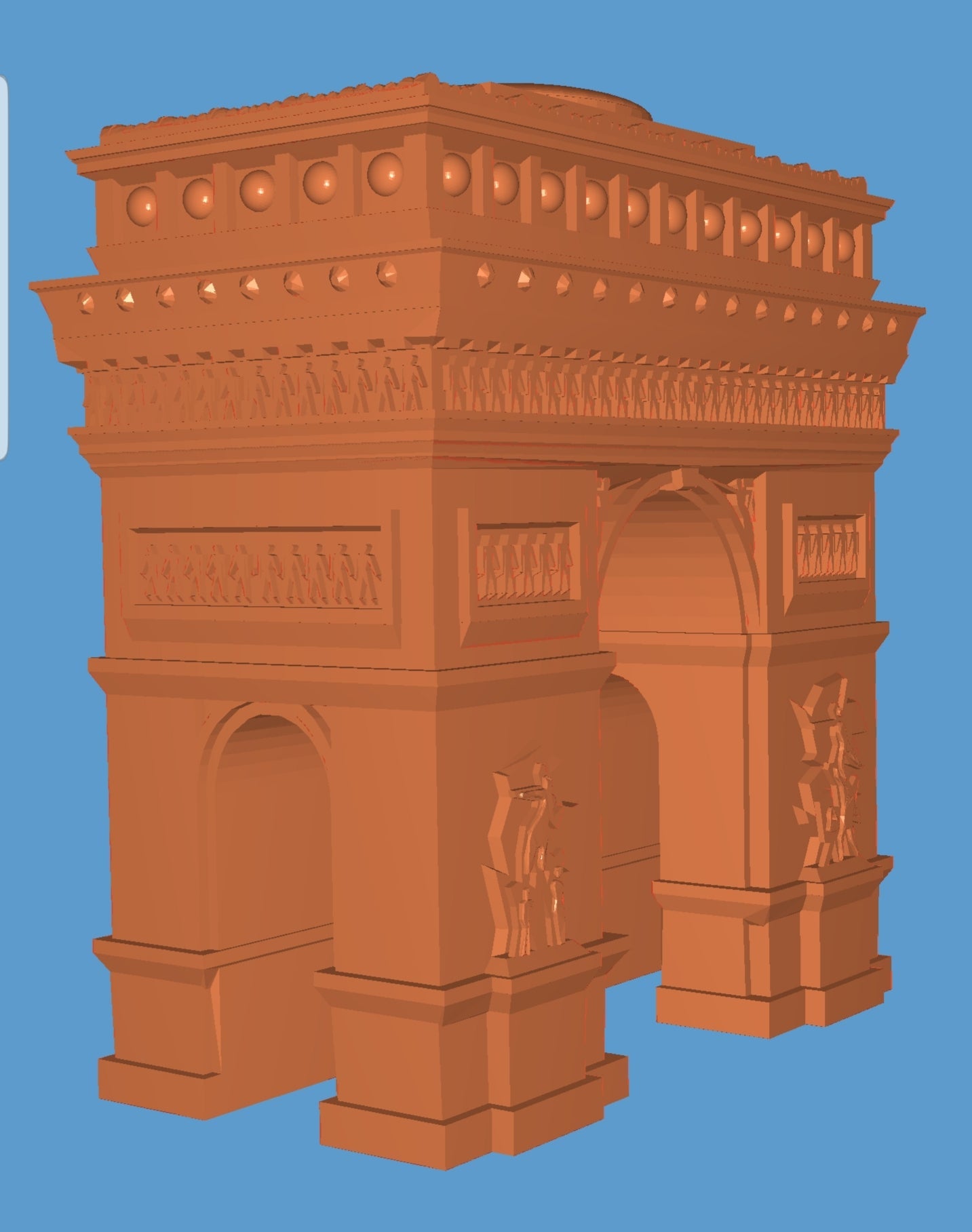 MiniWorld3D Marble: Recycled PET-G (plus a FREE Arc de Triomphe STL by MiniWorld3D!)