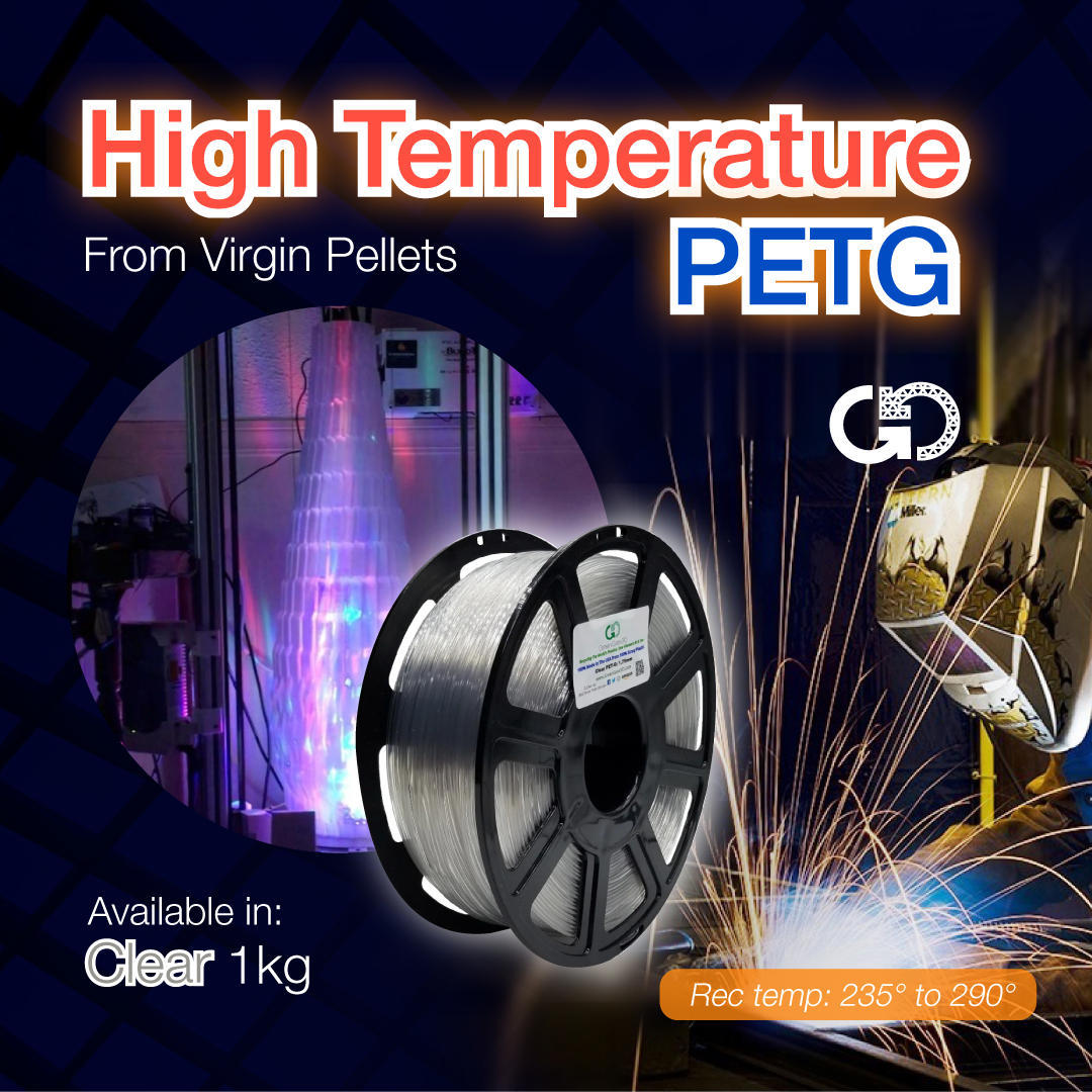 Clear: High Temperature Virgin PET-G