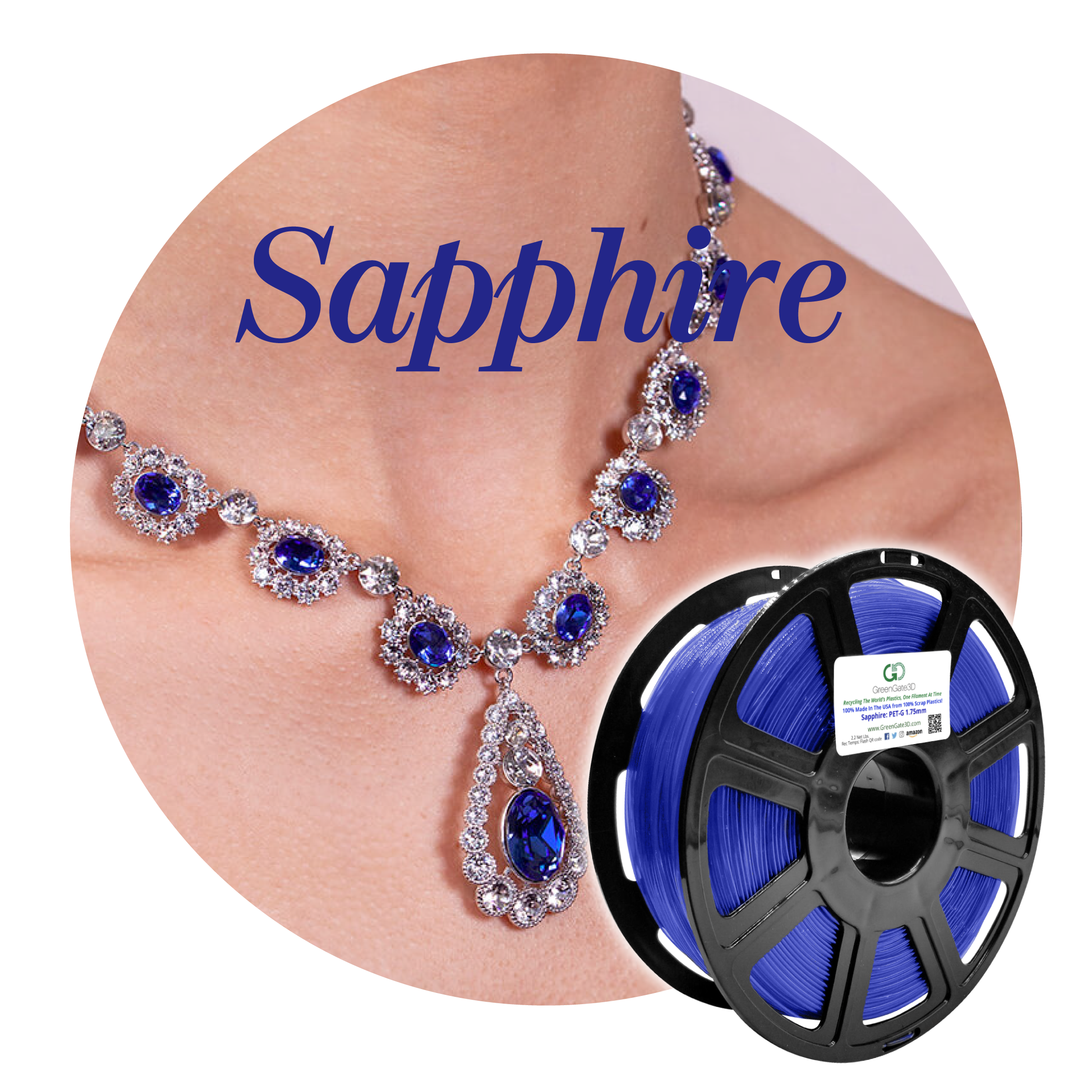 Sapphire: Recycled PET-G