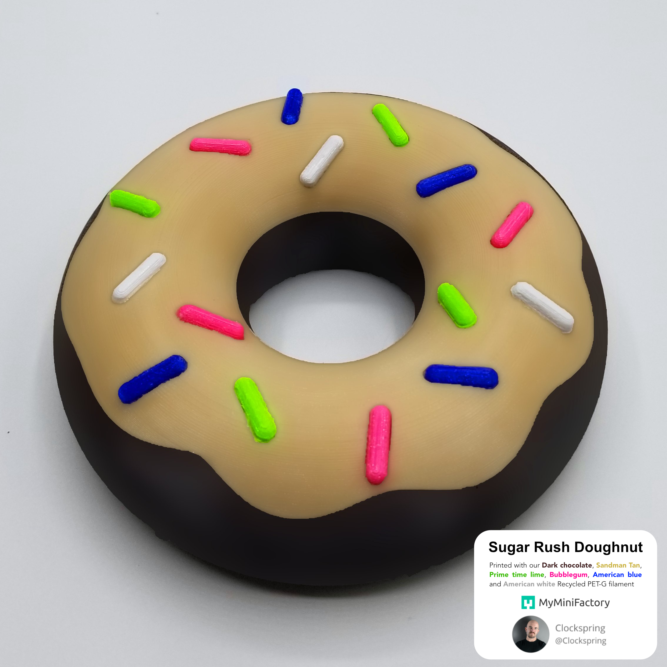 Dark Chocolate: Recycled PET-G