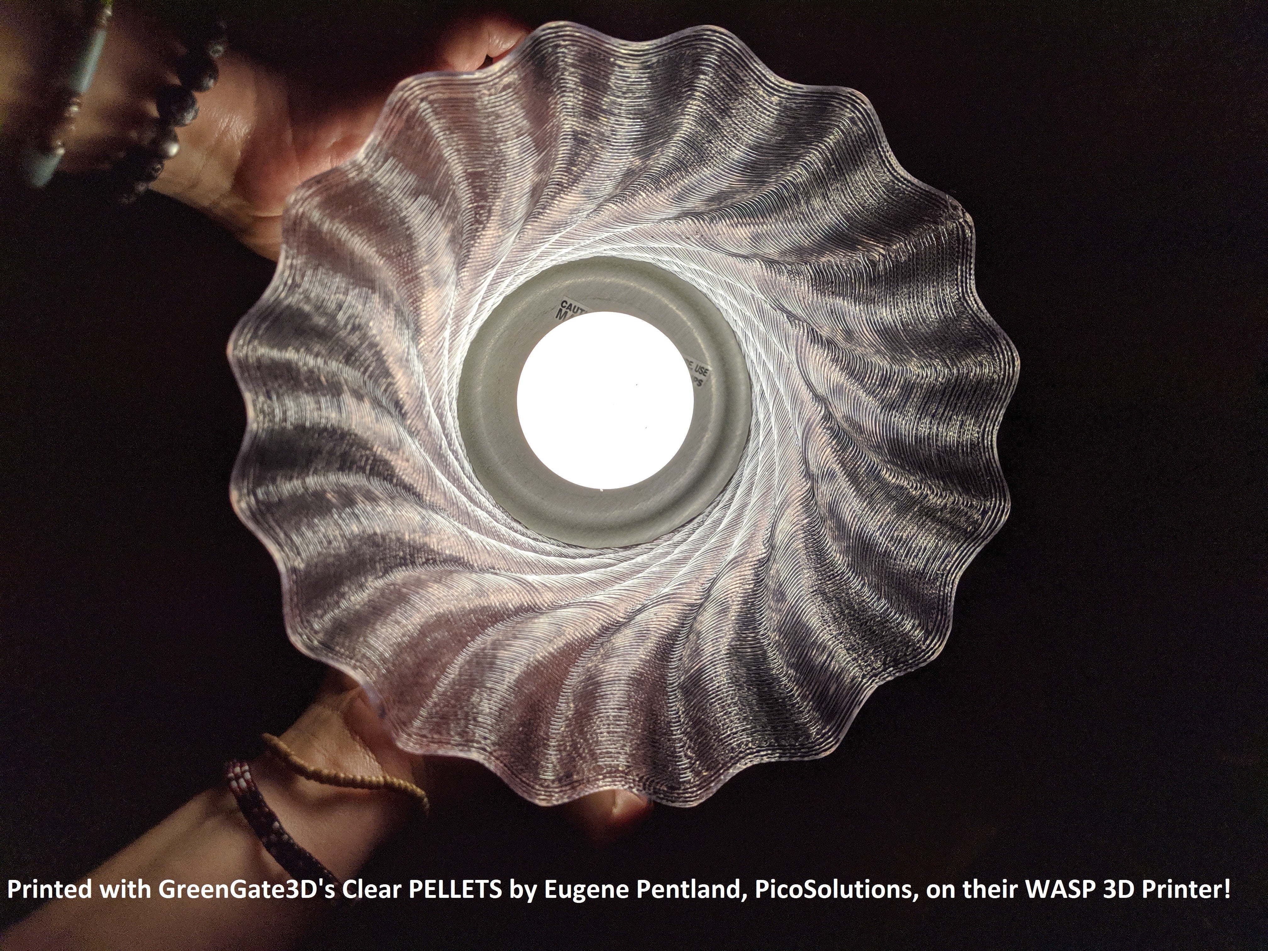 Clear: Recycled PET-G