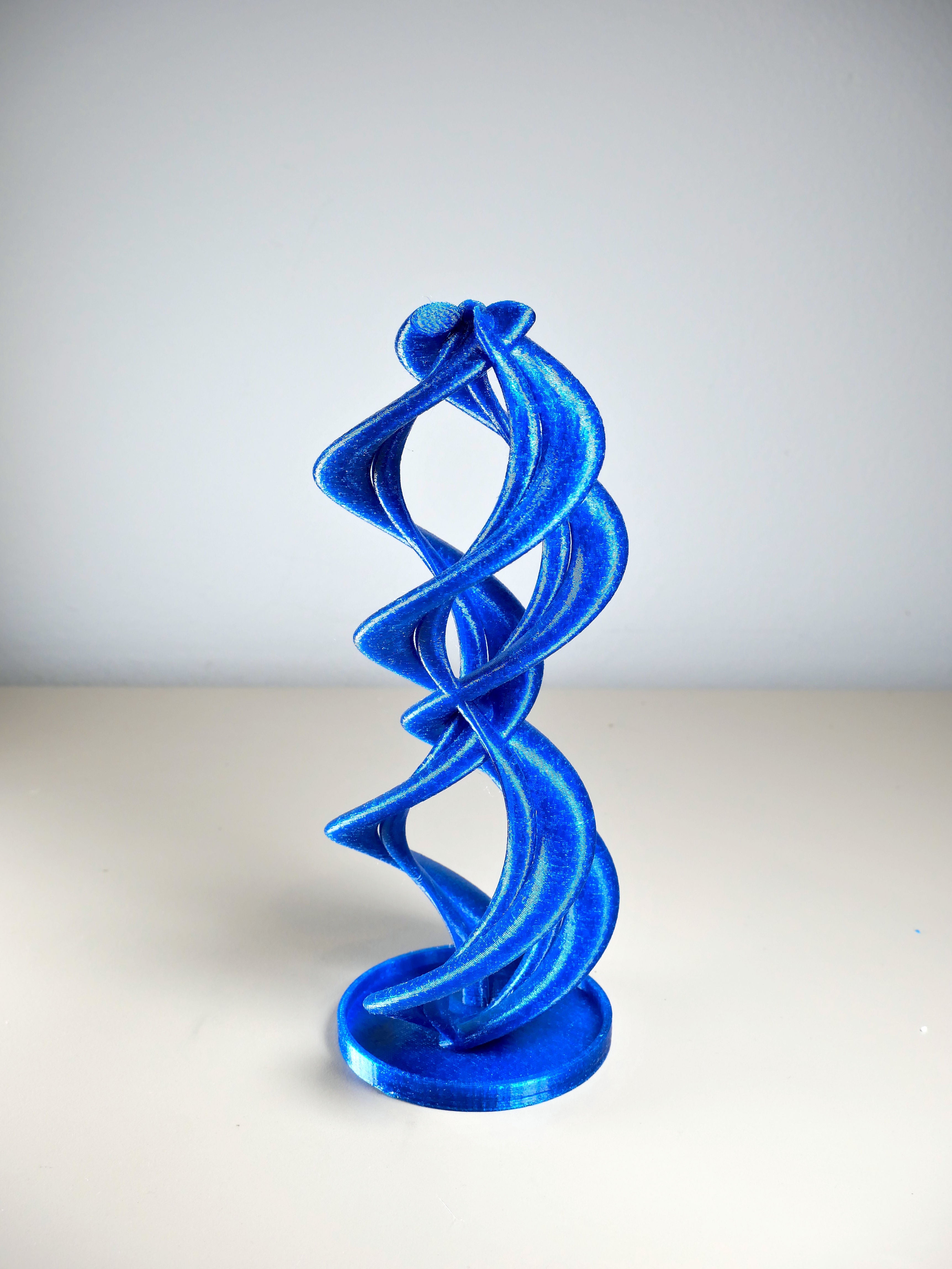 Deepwater Blue by 3DPrint Bunny: Recycled PET-G with ✨️S✨️P✨️A✨️R✨️K✨️L✨️E✨️S✨️