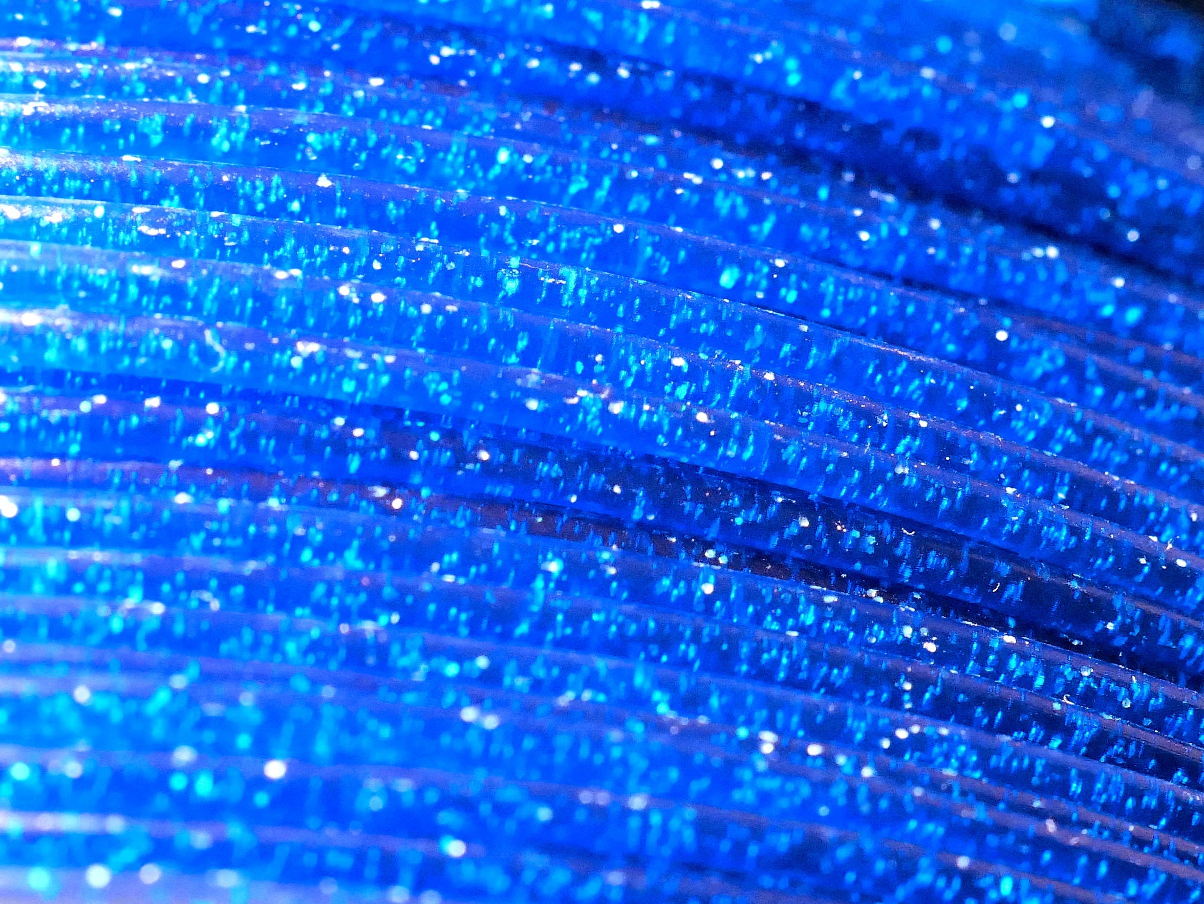 Deepwater Blue by 3DPrint Bunny: Recycled PET-G with ✨️S✨️P✨️A✨️R✨️K✨️L✨️E✨️S✨️