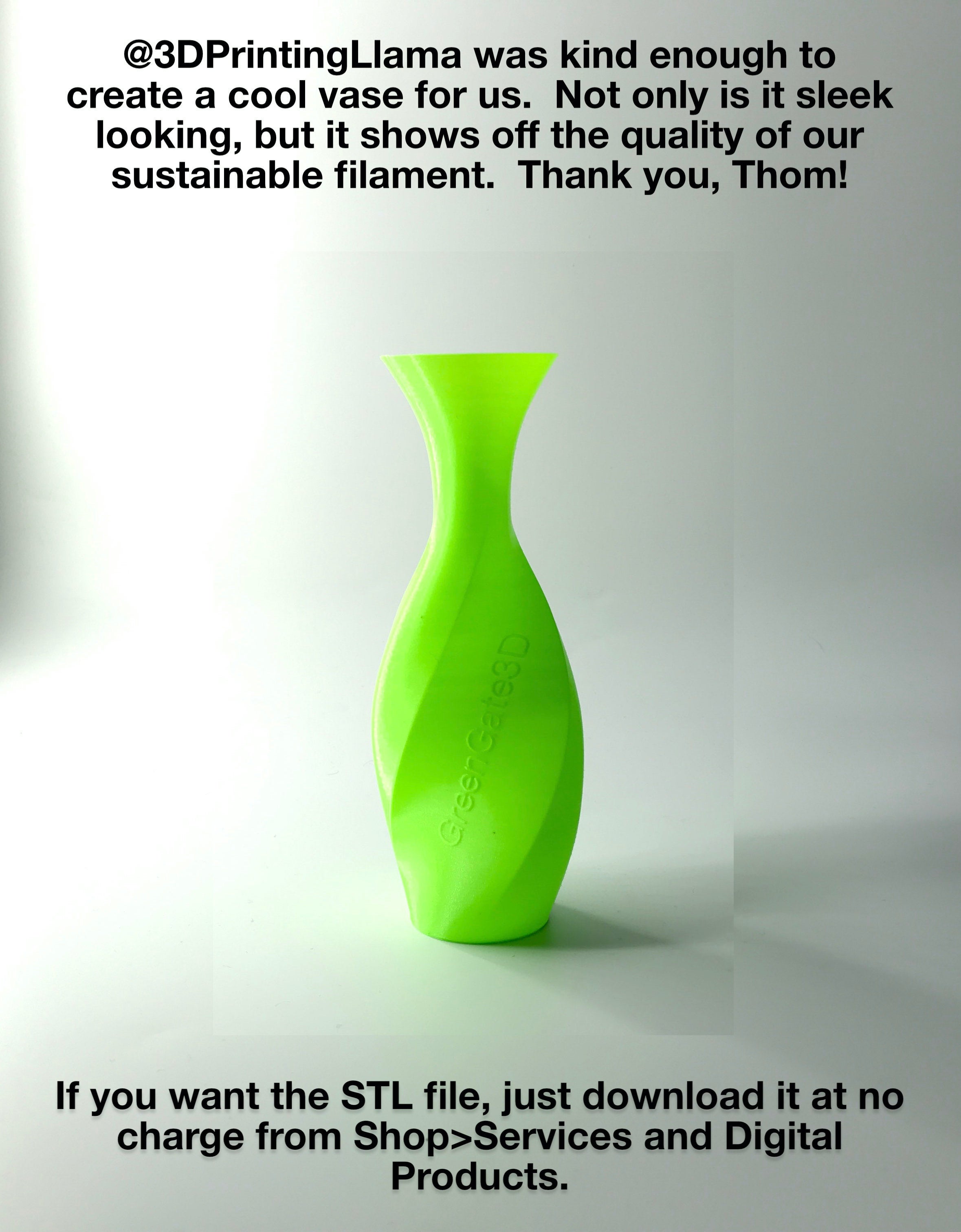 Prime Time Lime: FLUORESCENT Recycled PET-G