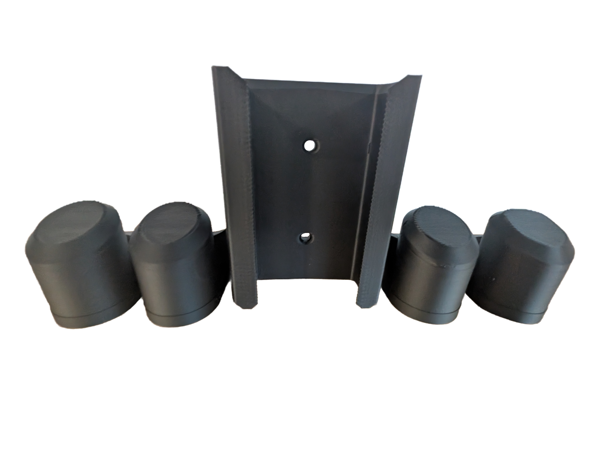 Stick Vacuum Wall Mount Holder Compatible With Ryobi, Battery Compatible Rack with Installation Hardware, Black