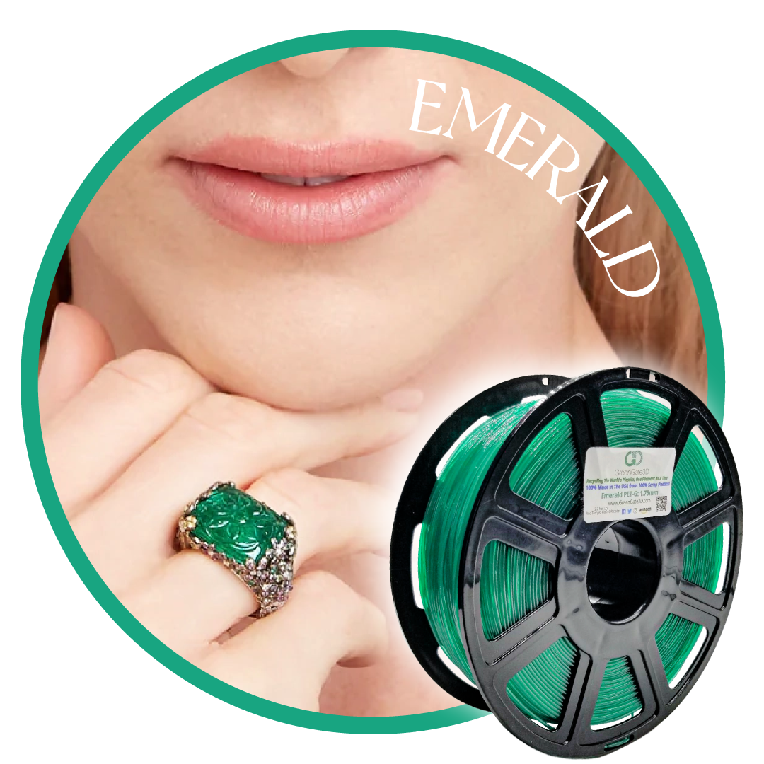 Emerald: Recycled PET-G