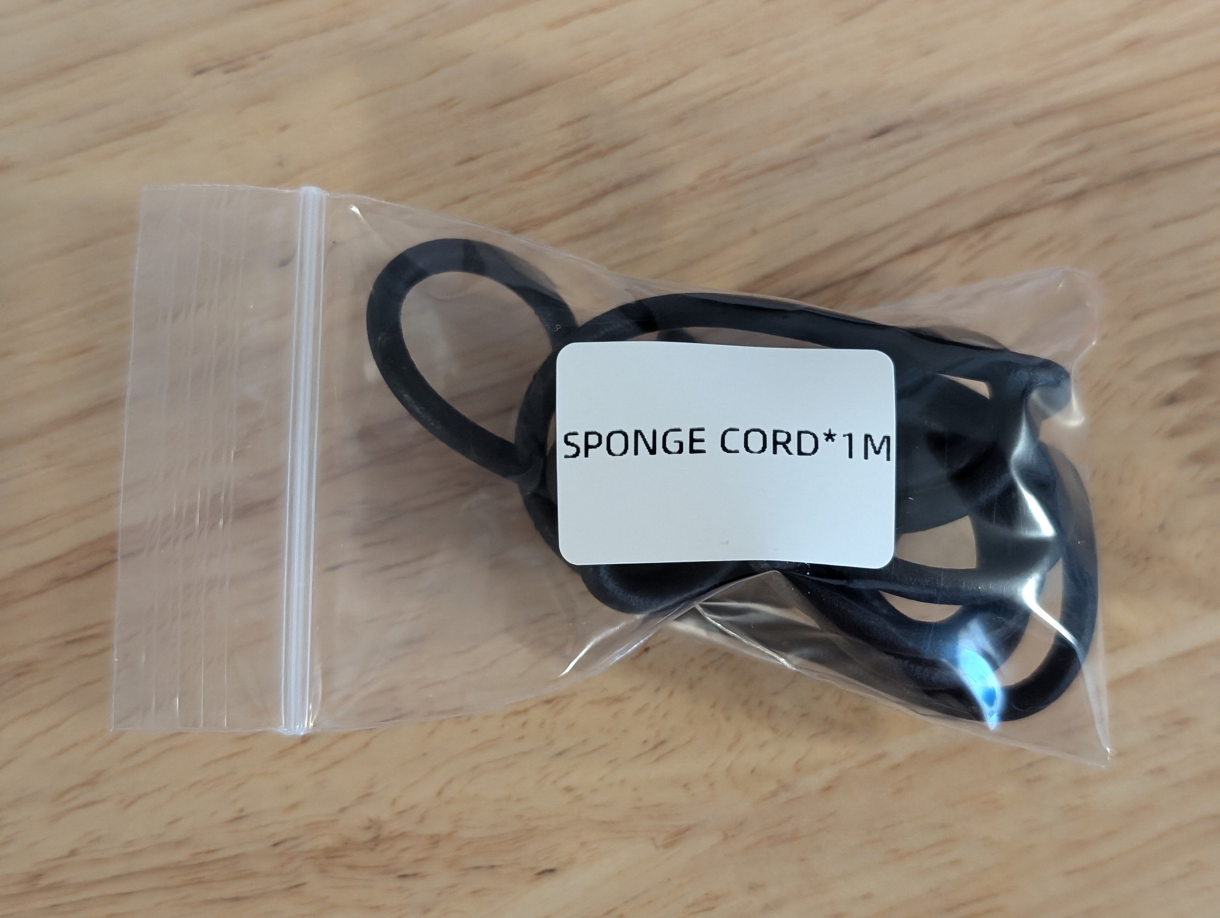 3mm Wide 1m Long Sponge Cord