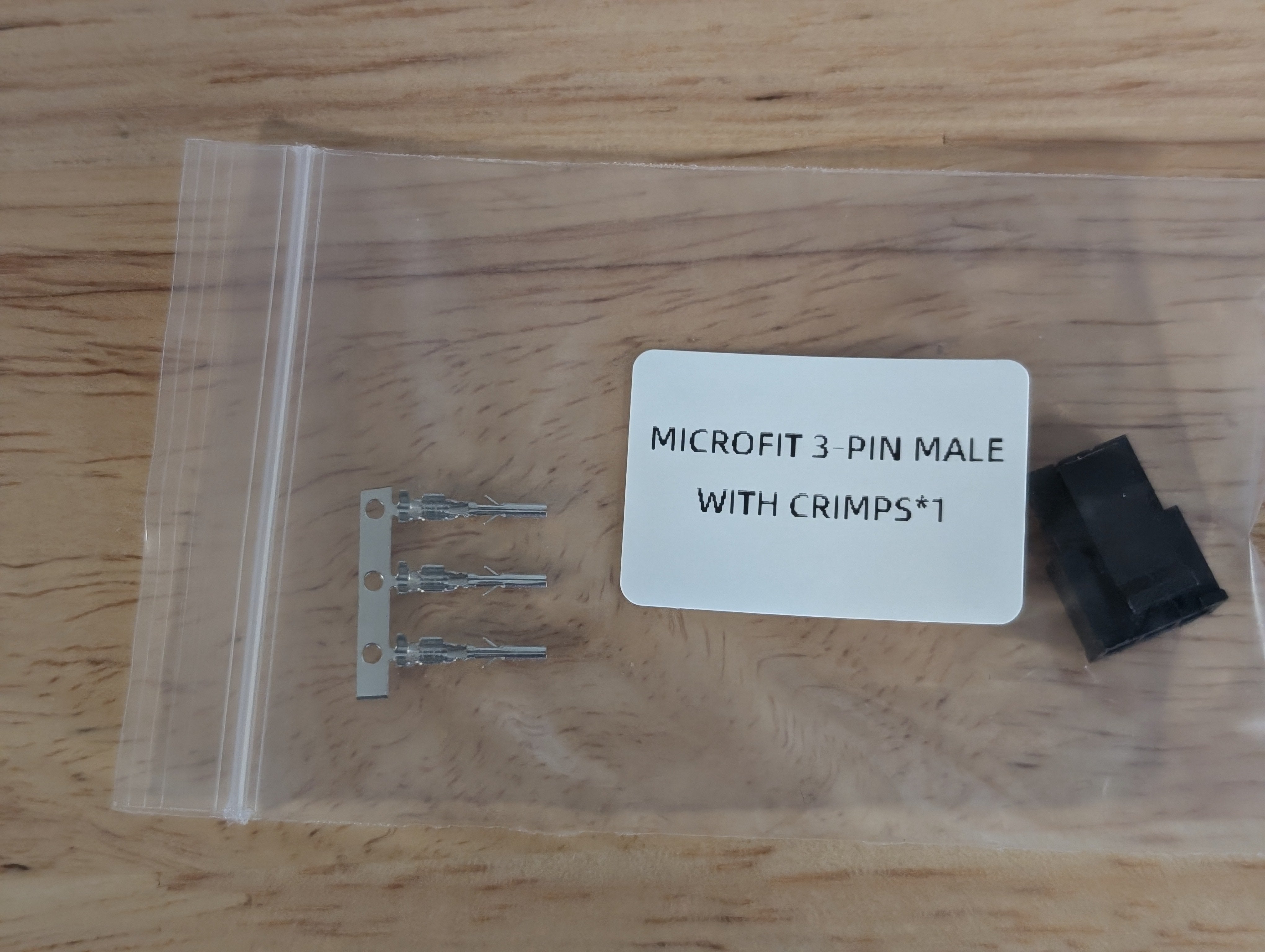 Microfit Micro-Fit 3.0mm 3-pin Male With 3 Crimps