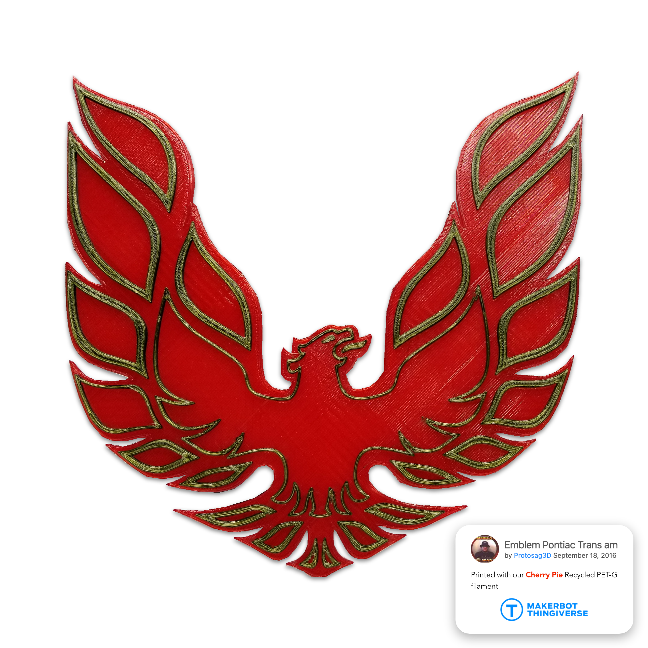 Cherry Pie by Billie Ruben: Recycled PET-G (REDUCED PRICE to make way for 1.2kg spools!)