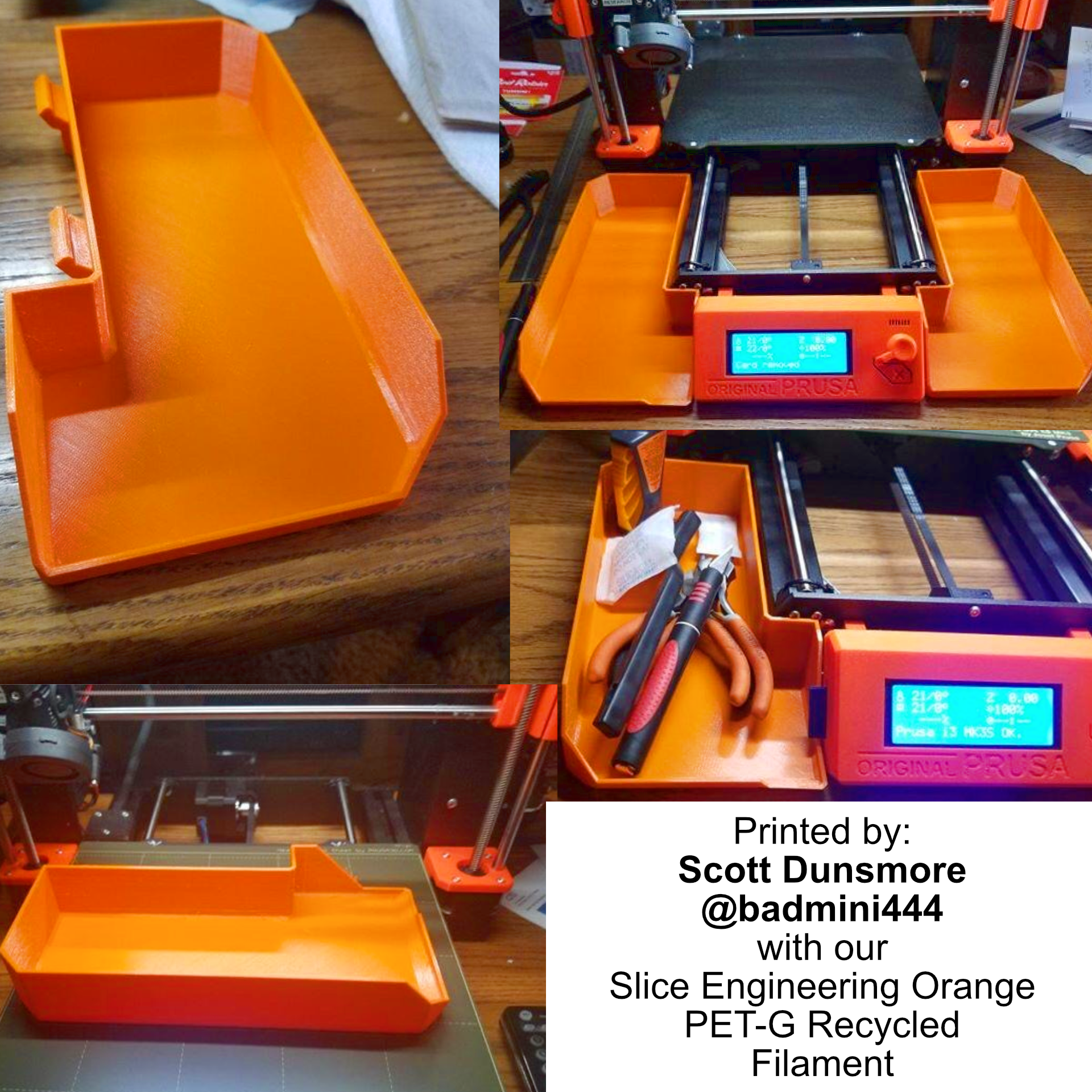 Slice Engineering Orange: Recycled PET-G