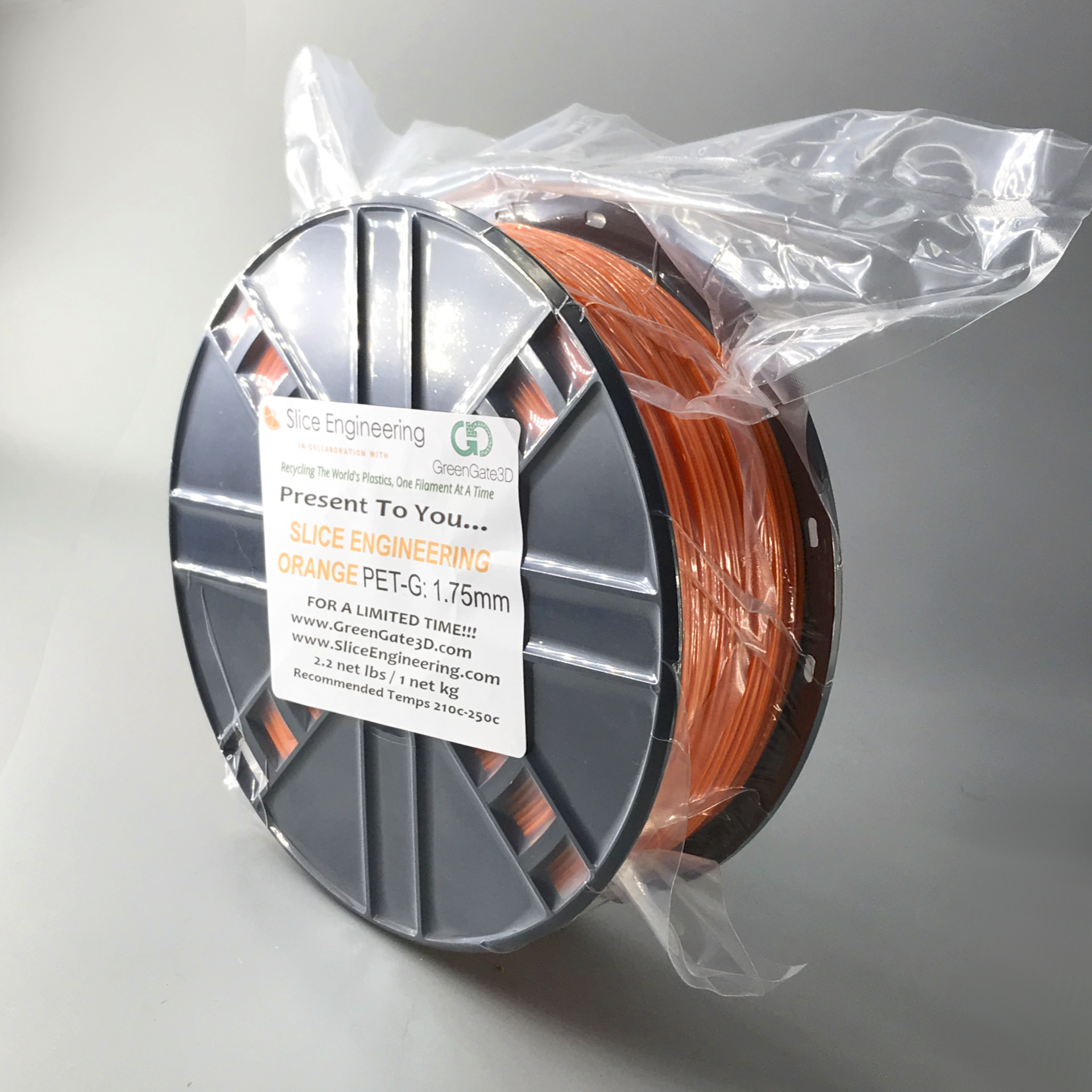 Slice Engineering Orange: Recycled PET-G