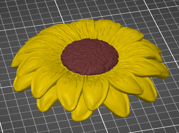 Sunflower: Recycled PET-G (and a FREE Sunflower STL!)