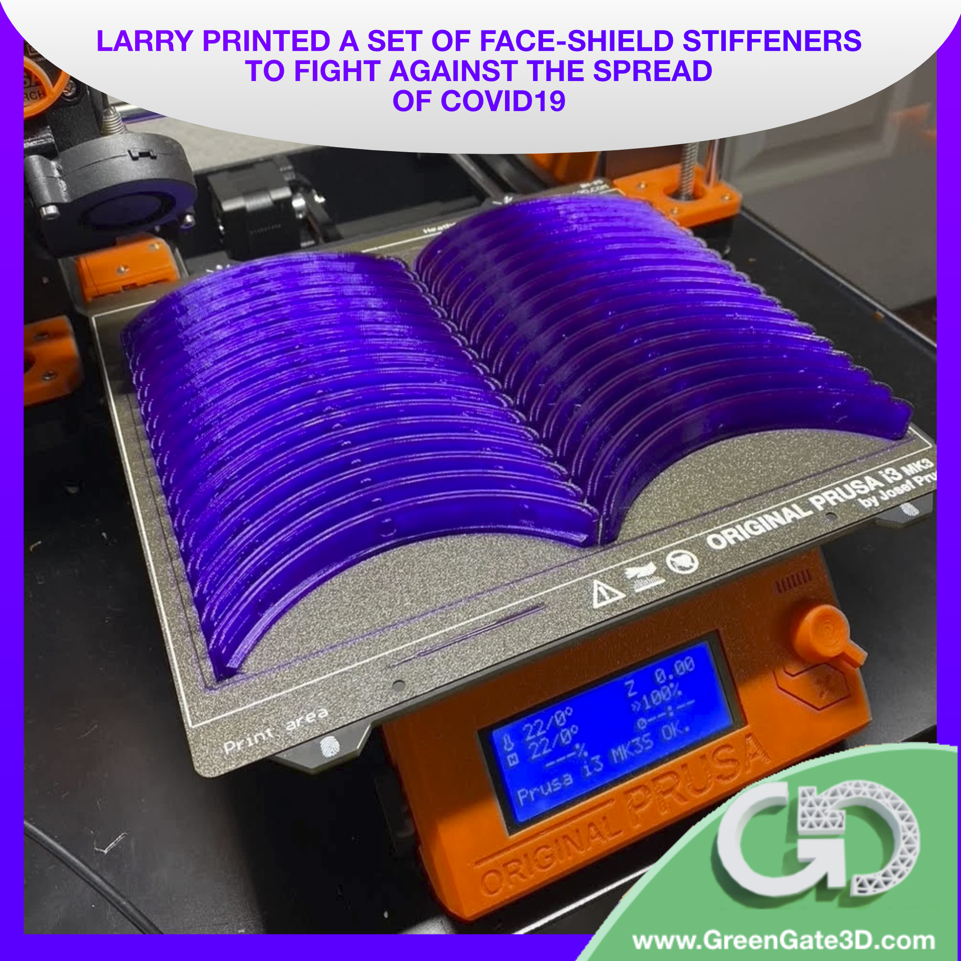 Translucent Purple: Recycled PET-G