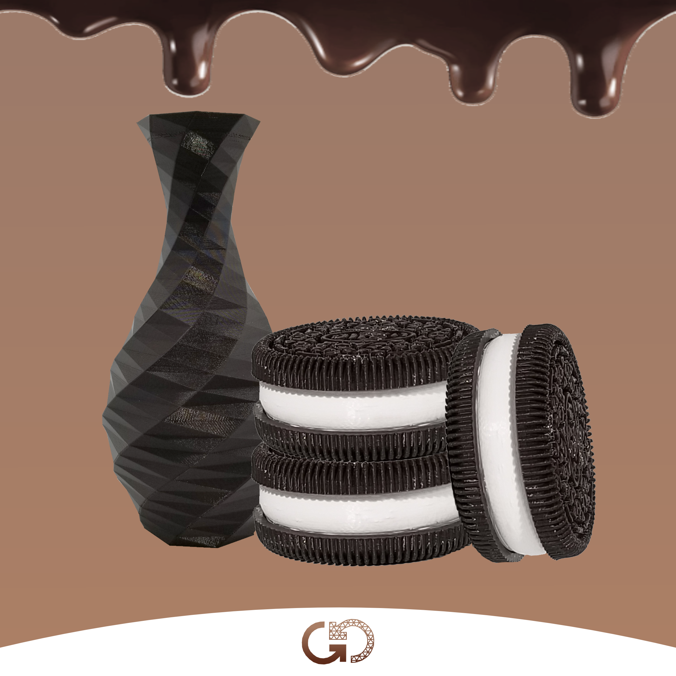 Dark Chocolate: Recycled PET-G