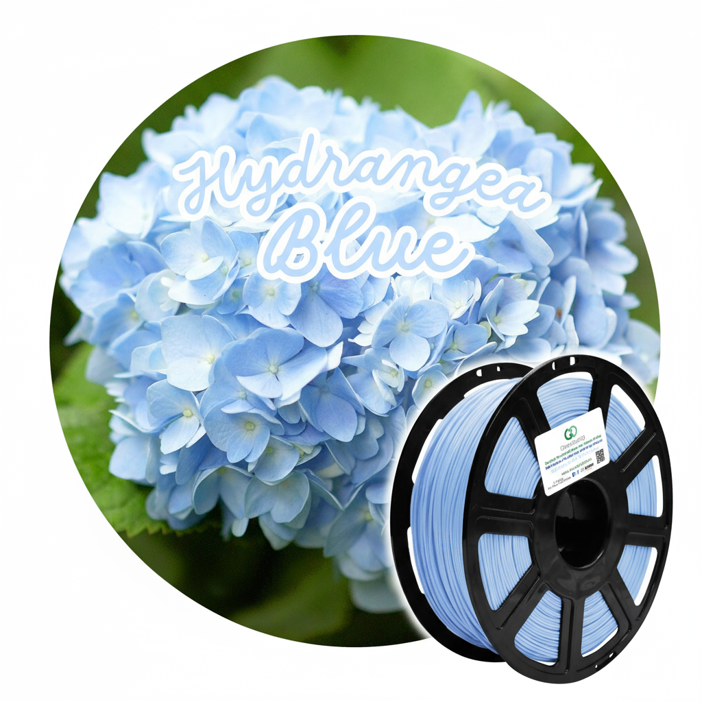 Hydrangea Blue: Recycled PET-G