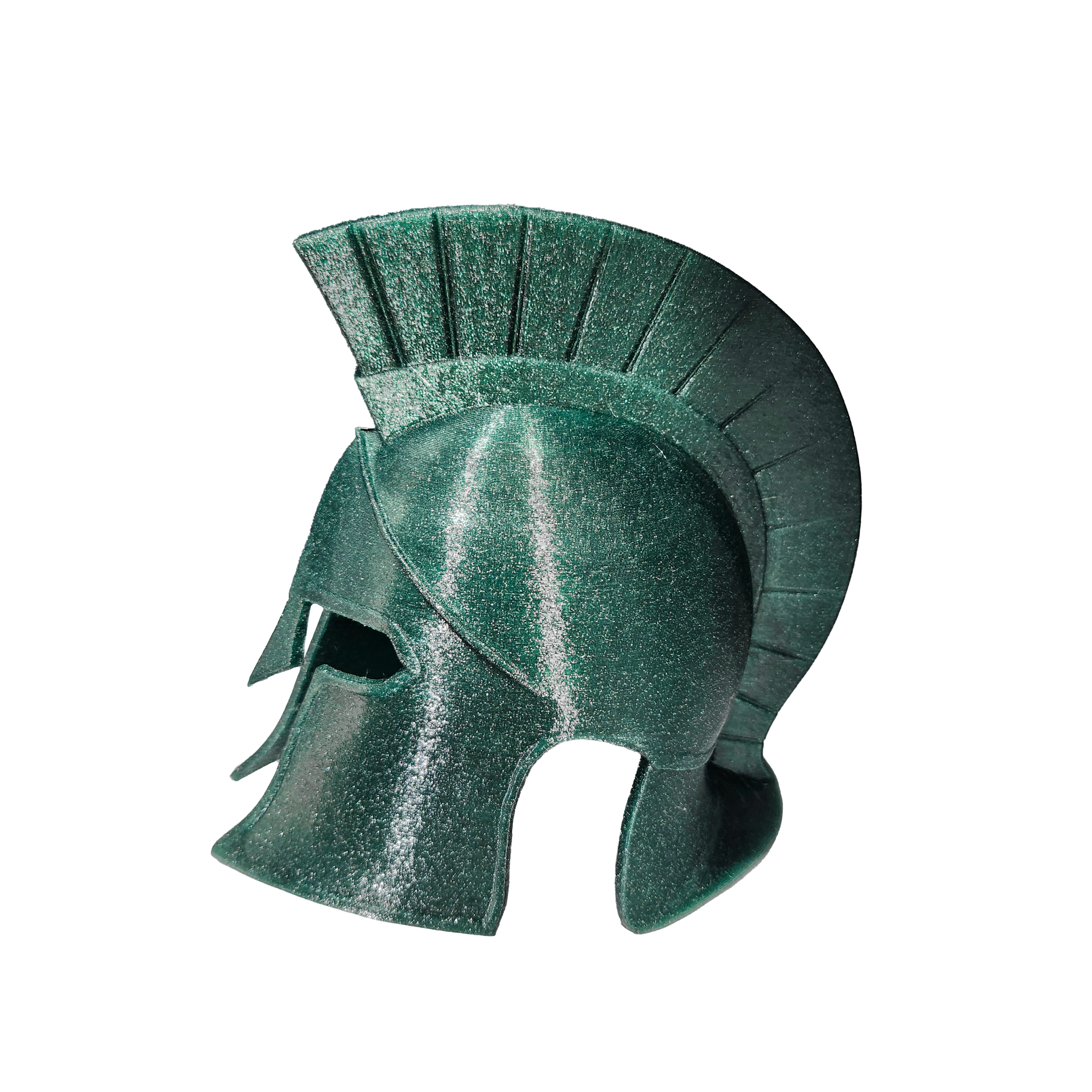 Spartan Armor Green: Recycled PET-G with ✨️S✨️P✨️A✨️R✨️K✨️L✨️E✨️S✨️ (New!) Michigan State University custom color!!!