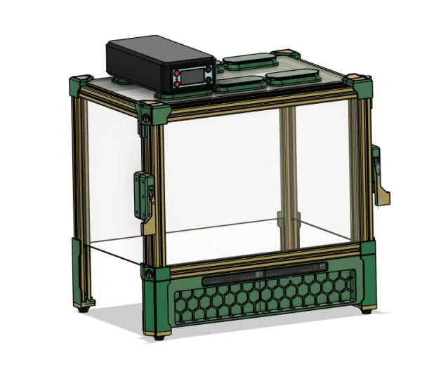 Enclosure for Box Turtle Automated Filament Changer / Multi-Color Unit By Armored Turtle
