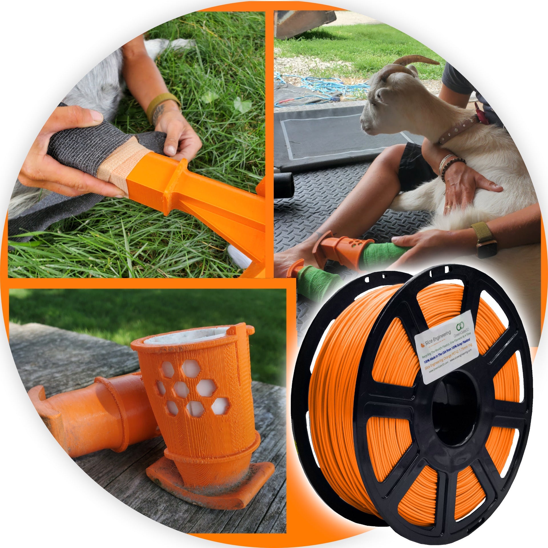 Slice Engineering Orange: Recycled PET-G